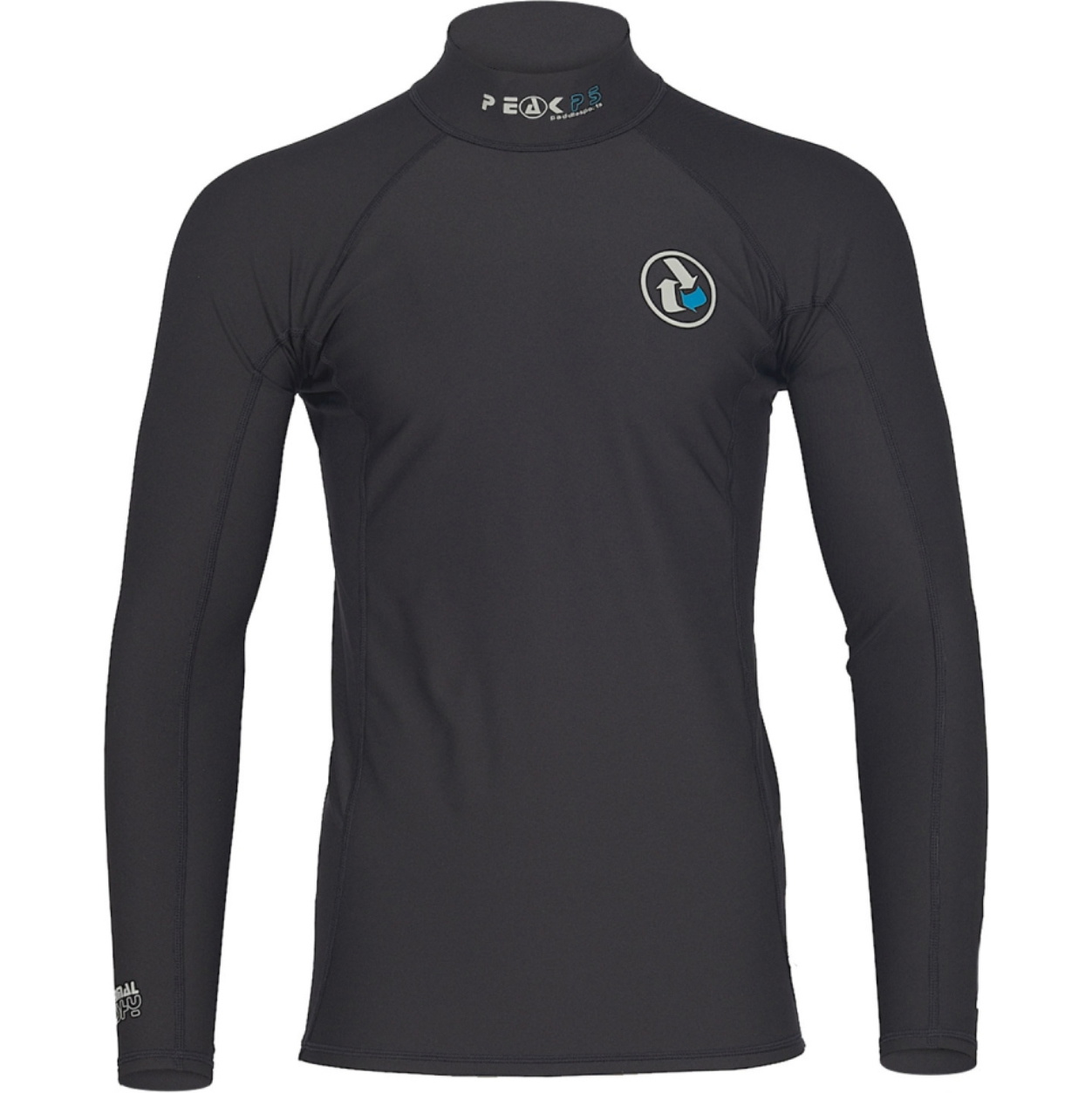 2026 Peak PS Thermal Long Sleeve Rash Vest 26TRLS - Black